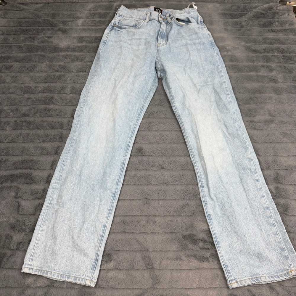 BDG Urban Outfitters Stretch Cowboy Jeans Light Wash High Rise Straight Size 27